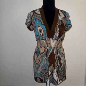 Charlotte Russe V-Neck Top Medium